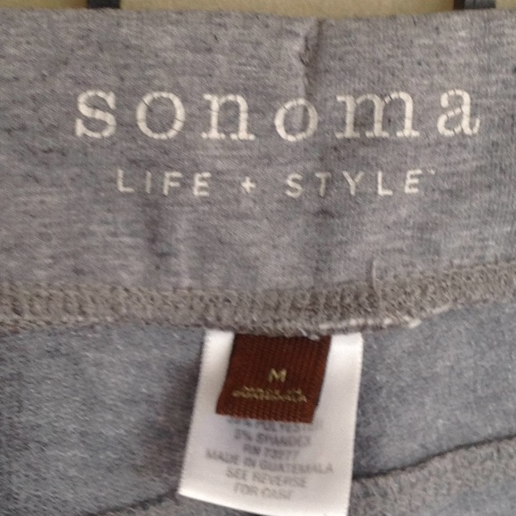 Sonoma life and style size medium gray sweatpants - Picture 3 of 3